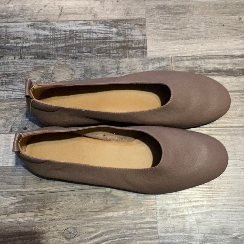 Everlane The Italian Leather Day Glove Shoes Flats Tan 8.5